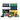 mini pack B (BLACK+COLD WHITE+GREY+SILVER+RGB RED+YELLOW+BLUE+GREEN)