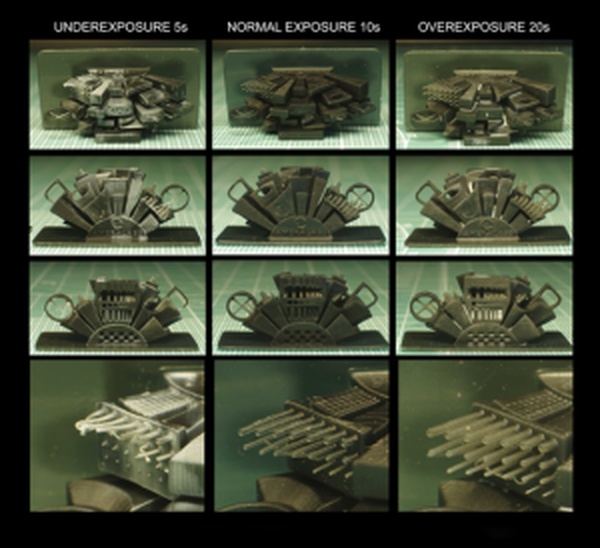 Different exposure times