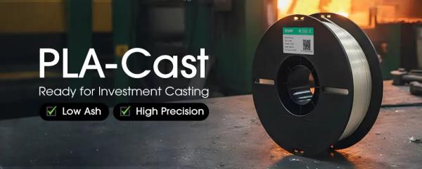PLA-Cast——Low Ash. High Precision. Ready for Investment Casting