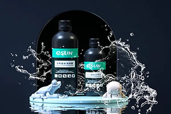 eSUN launches PW100 PLA Water Washable Resin to support the ECO and low-carbon transformation of light-curing 3D printing