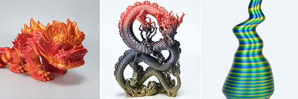 Printed models of new products