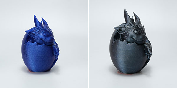 ePLA-Chameleon printed model baby dragon