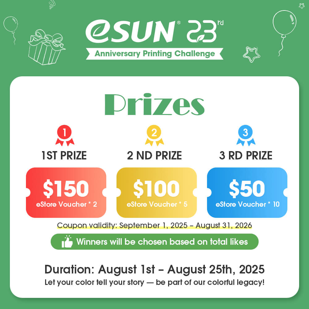 eSUN 23rd Anniversary Printing Challenge3
