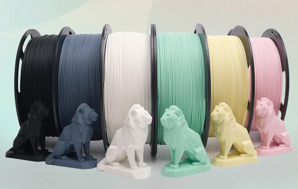 eSUN launches the latest macaroni color PLA-matte , the new fashion of High-class 3D