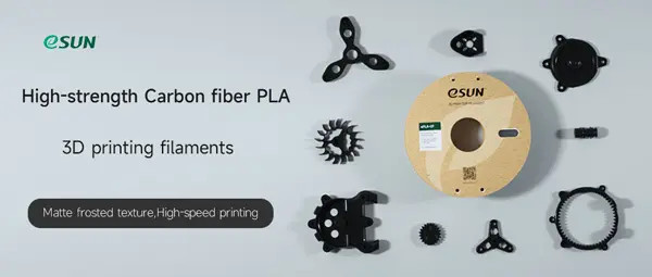 eSUN Carbon Fiber PLA(ePLA-CF) is now officially on the market!